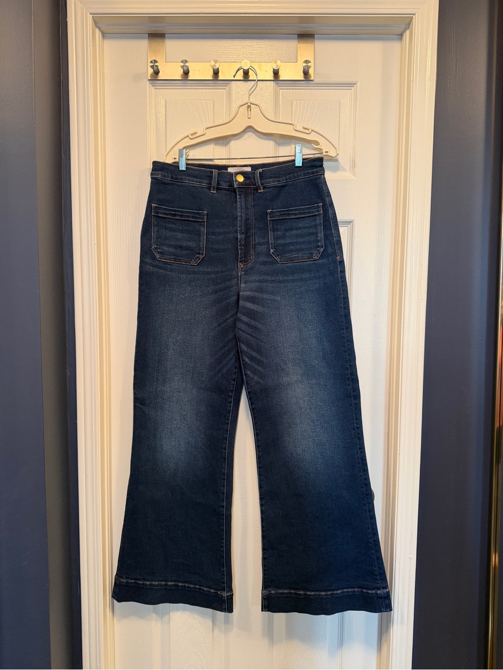 Dear John Dark Indigo Wide-Leg Jeans